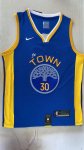 NBA 30 Curry Warriors 22-23 Maillot bleu